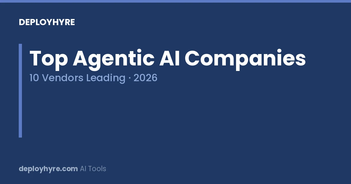 agentic ai companies
