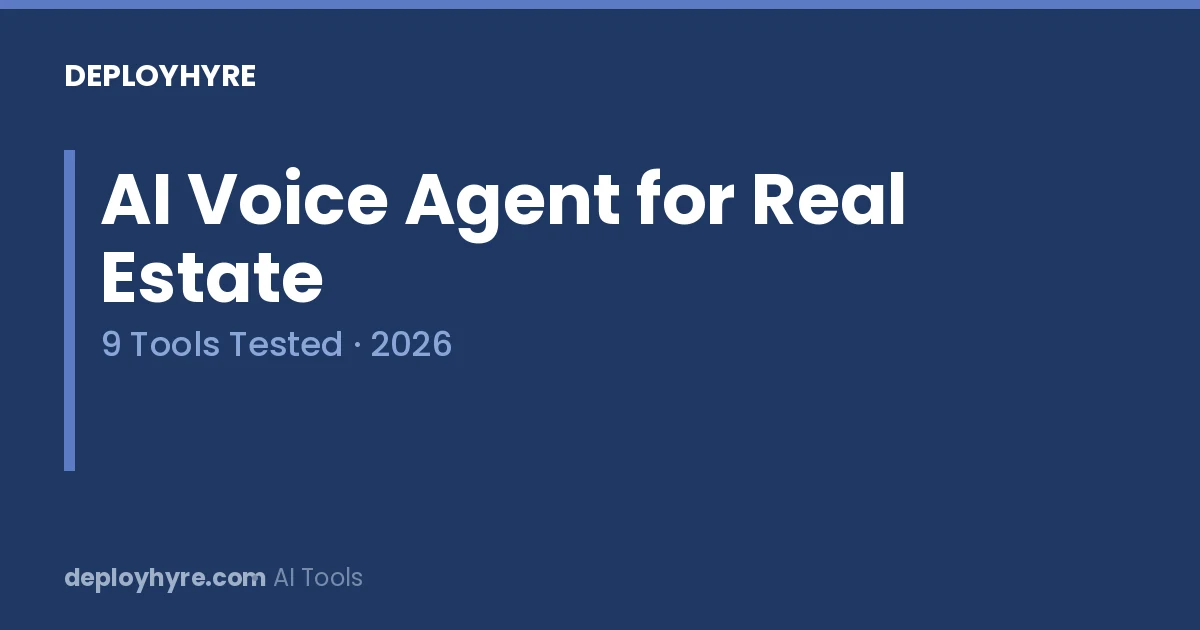 ai voice agent for real estate