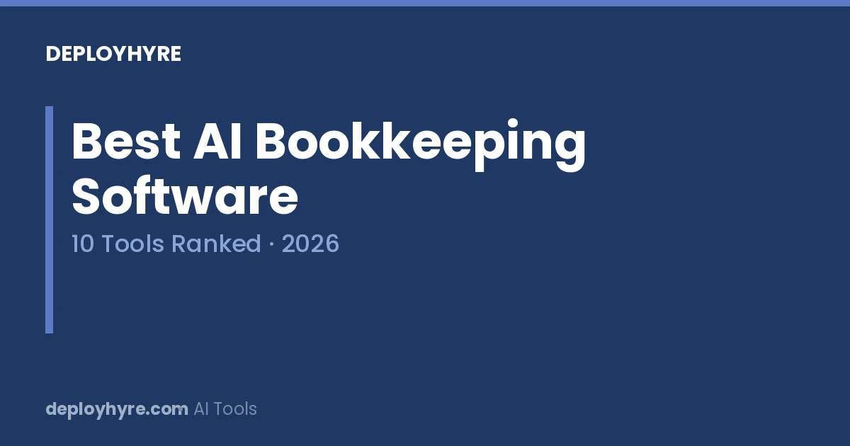 best ai bookkeeping software