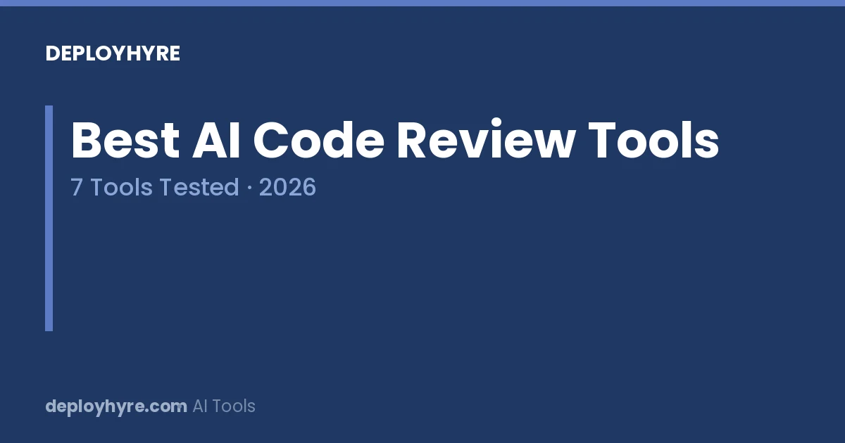 best ai code review tools