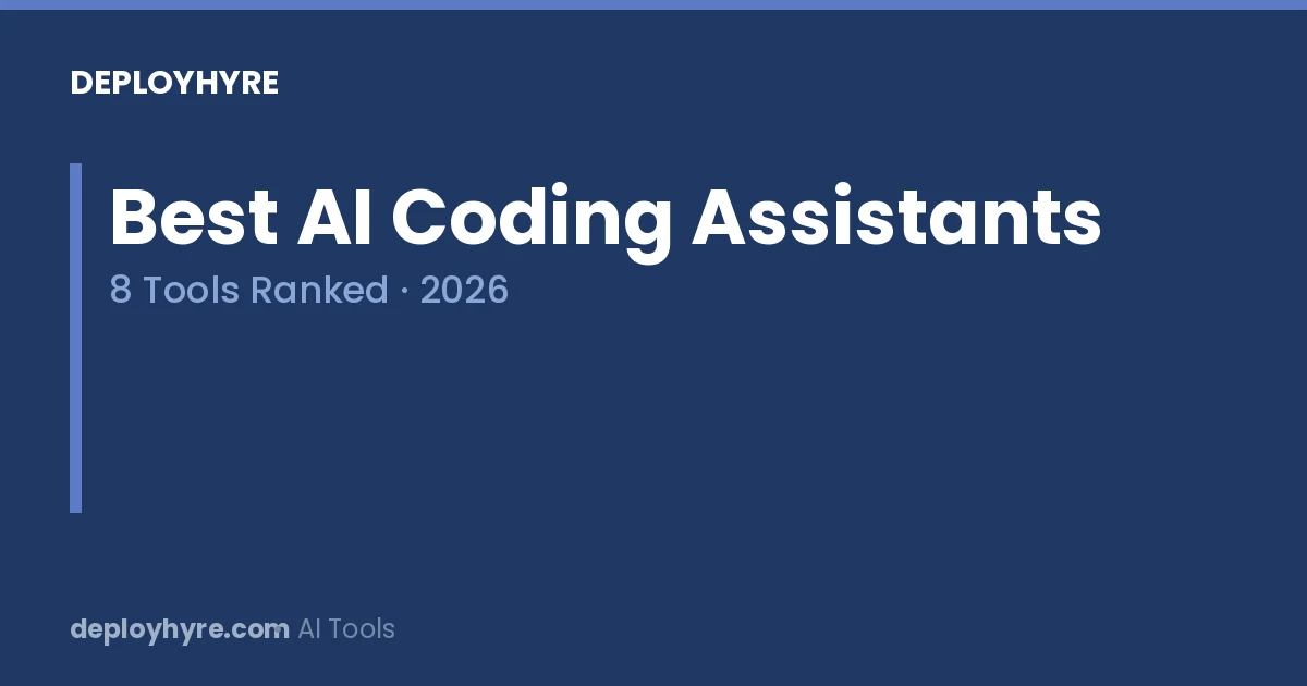 best ai coding assistants