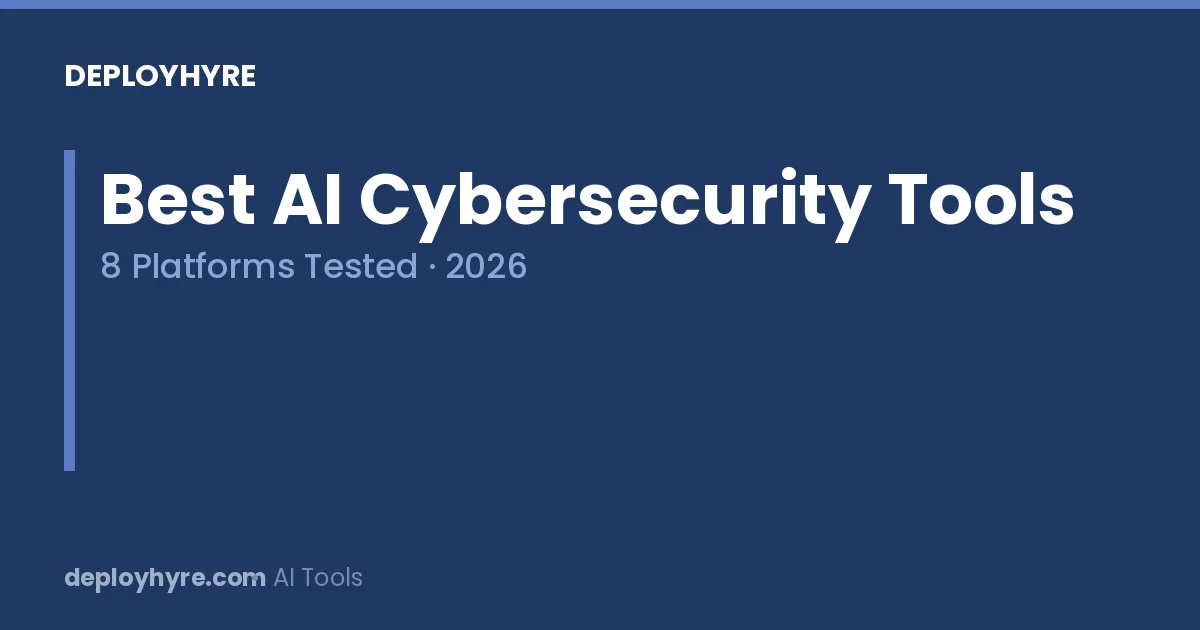 best ai cybersecurity tools