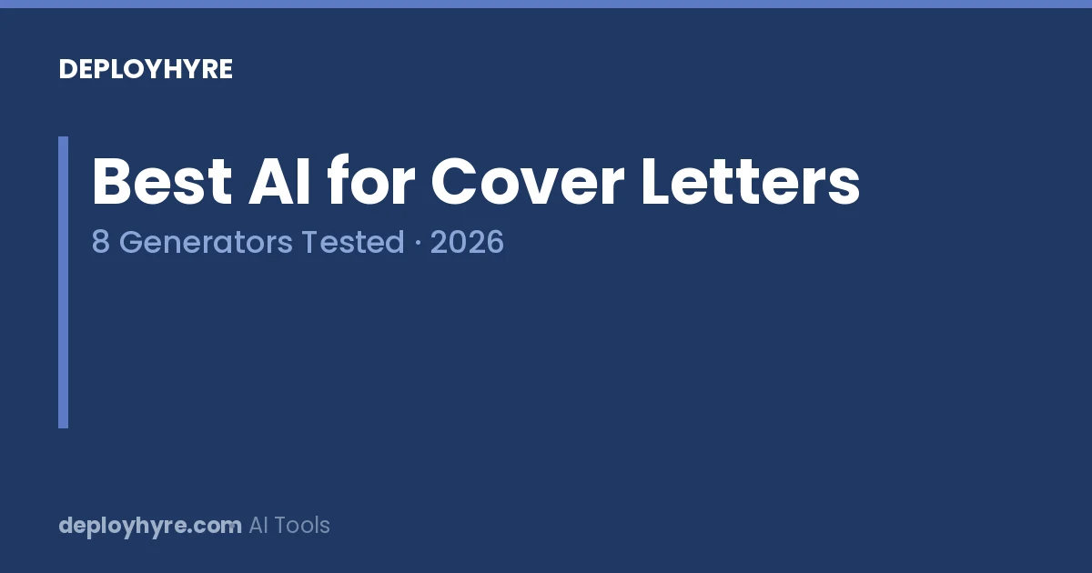 best ai for cover letters