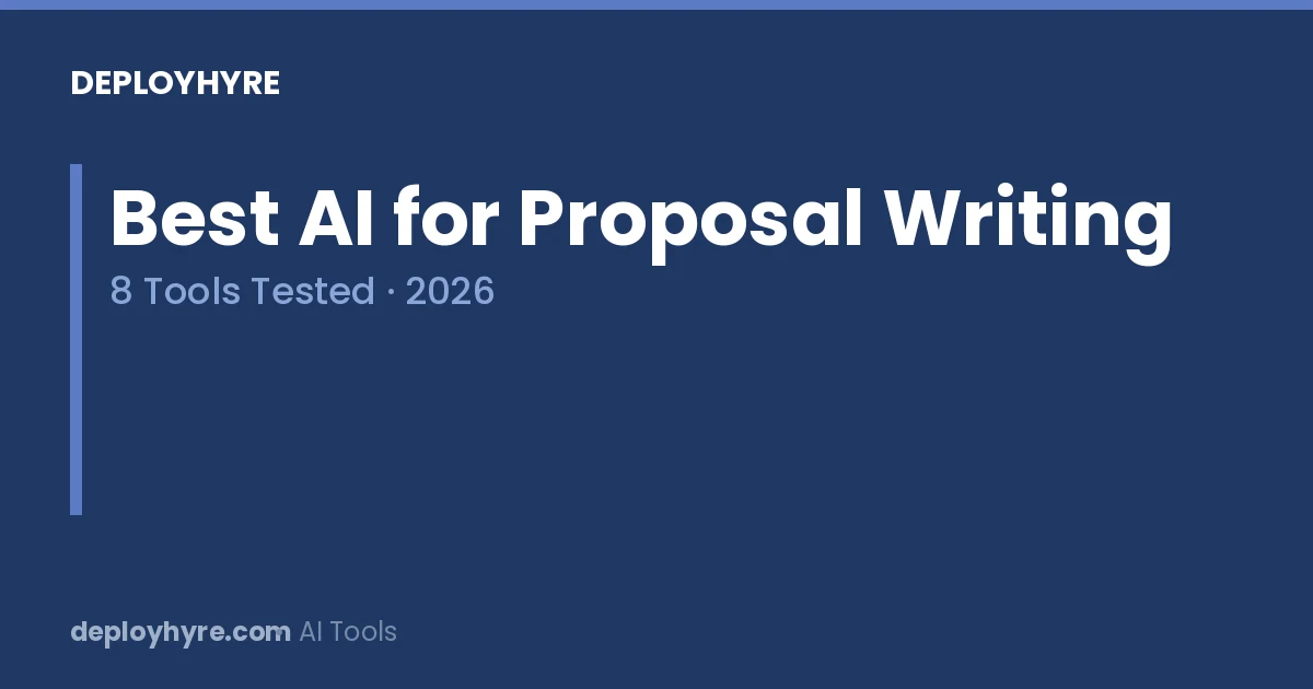 best ai for proposal writing