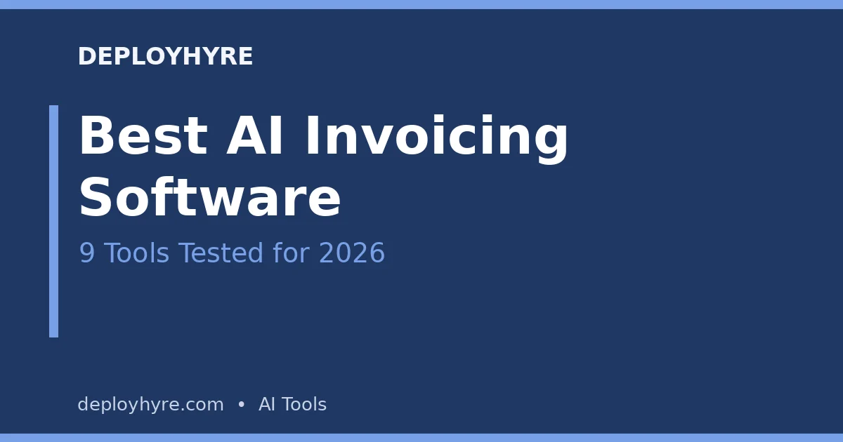 Best AI invoicing software tested and compared in 2026