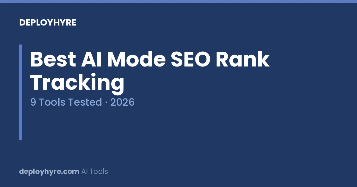 best ai mode seo rank tracking software