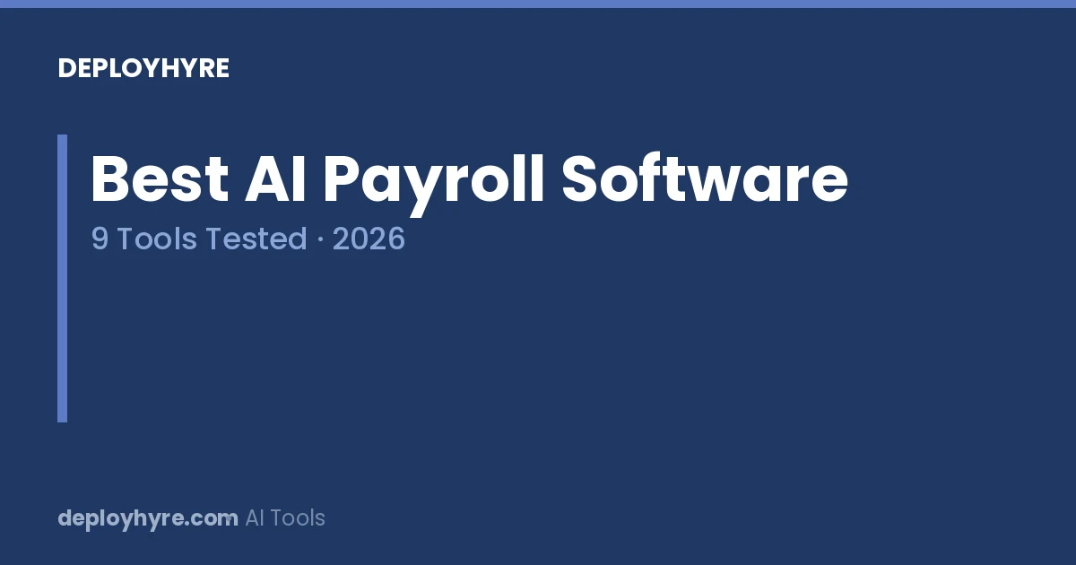 best ai payroll software