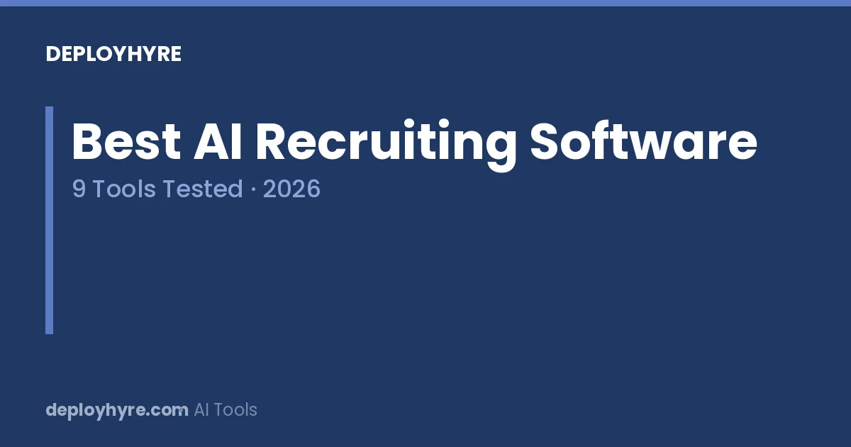 best ai recruiting software