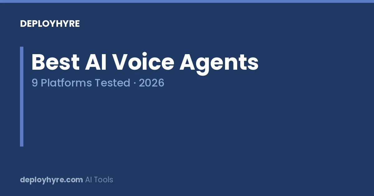 best ai voice agents