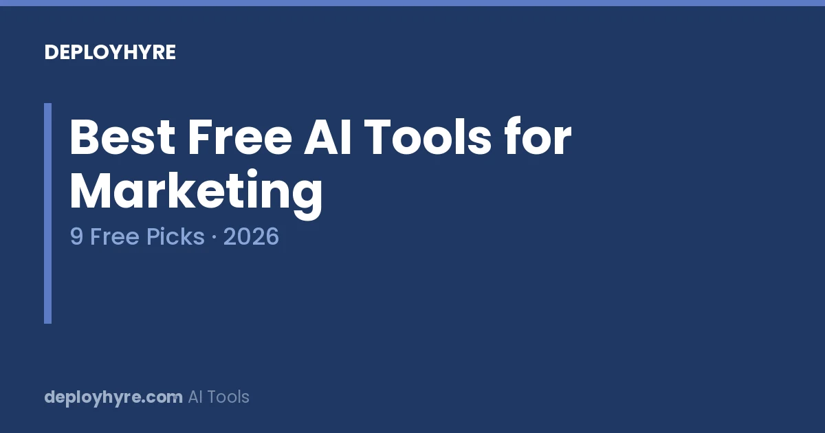 best free ai tools for marketing