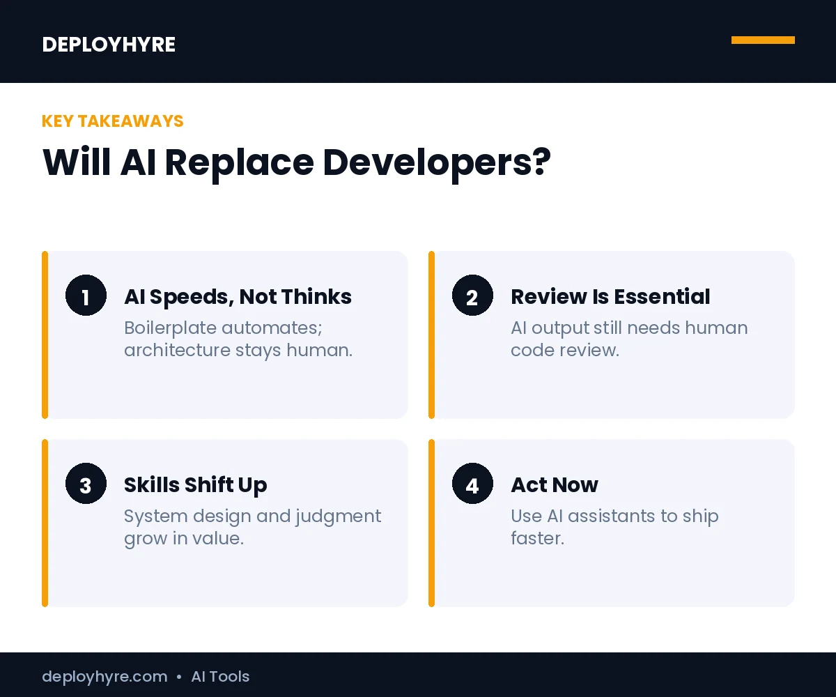 How to choose the best will ai replace developers