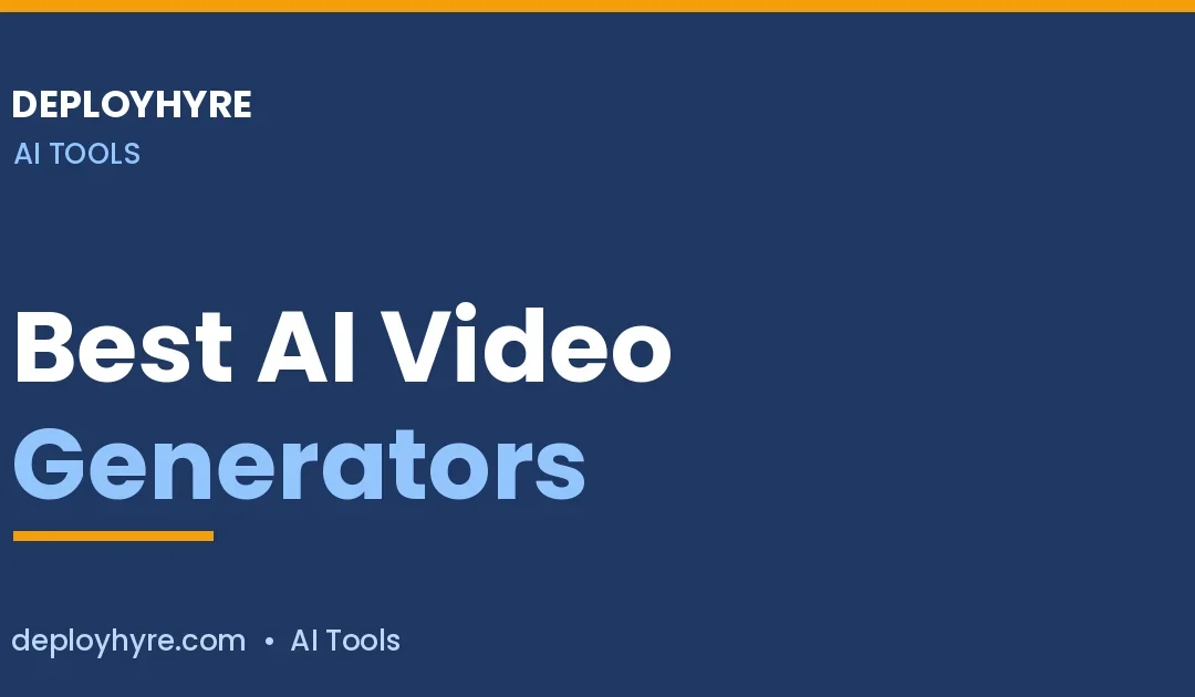 Best AI Video Generators for Every Use Case