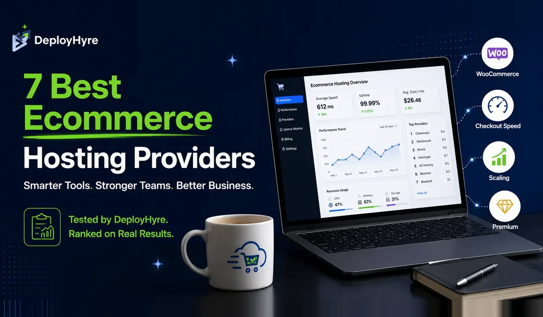 7 Best Ecommerce Hosting Providers in 2026: Fast and Scalable Picks