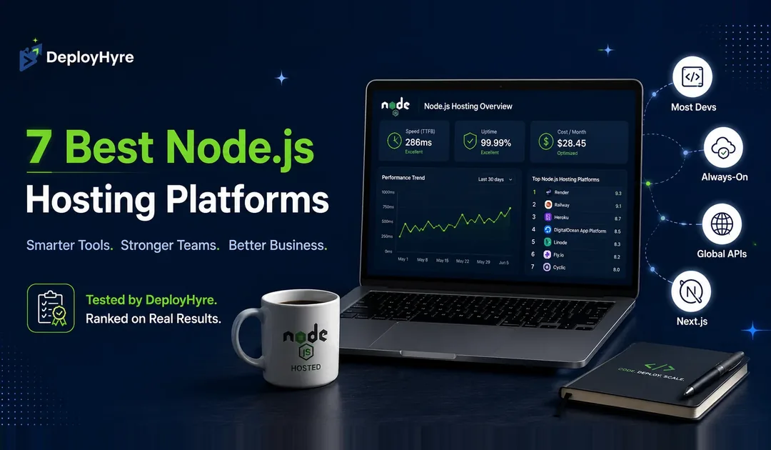 7 Best Node.js Hosting Platforms in 2026: Tested and Ranked