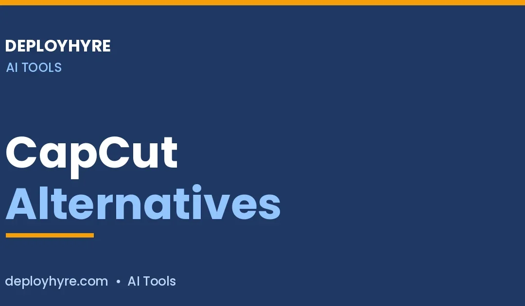capcut alternatives