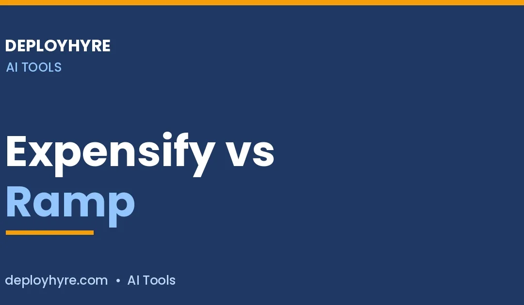 Expensify vs Ramp in 2026: Which Expense Tool Wins?