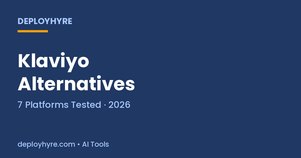 klaviyo alternatives