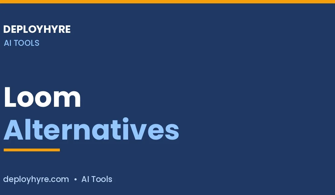 Loom Alternatives: 7 Screen Recording Tools