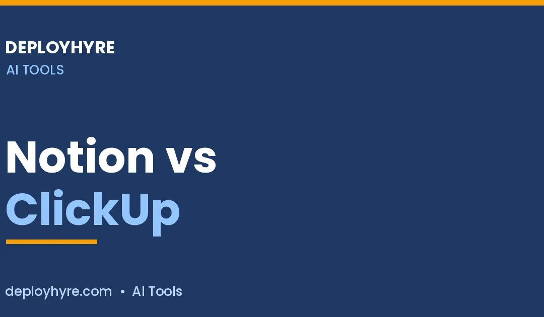Notion vs ClickUp in 2026: Which Tool Wins?