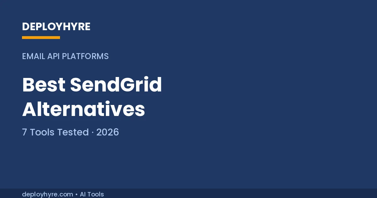 sendgrid alternatives