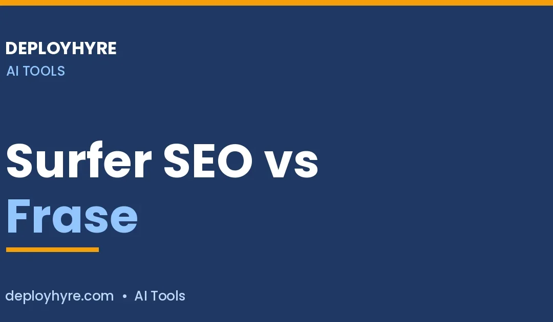 Surfer SEO vs Frase in 2026: Which SEO Tool Wins?