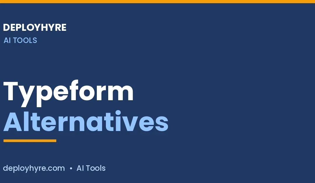Typeform Alternatives: 7 Better Form Builders