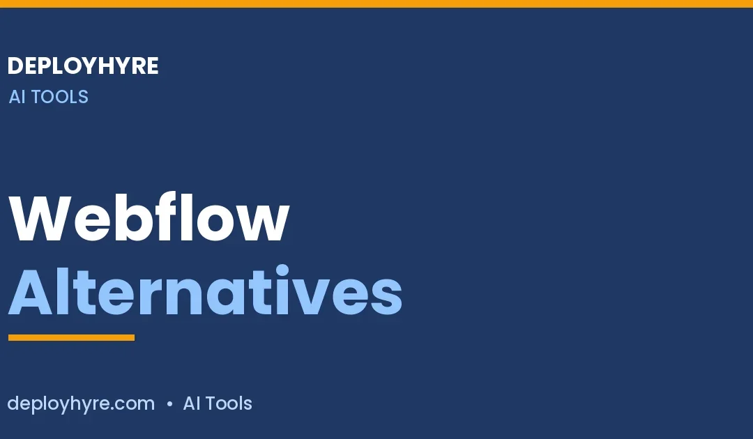 Webflow Alternatives: 7 Better Website Builders