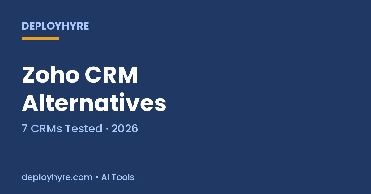 zoho crm alternatives