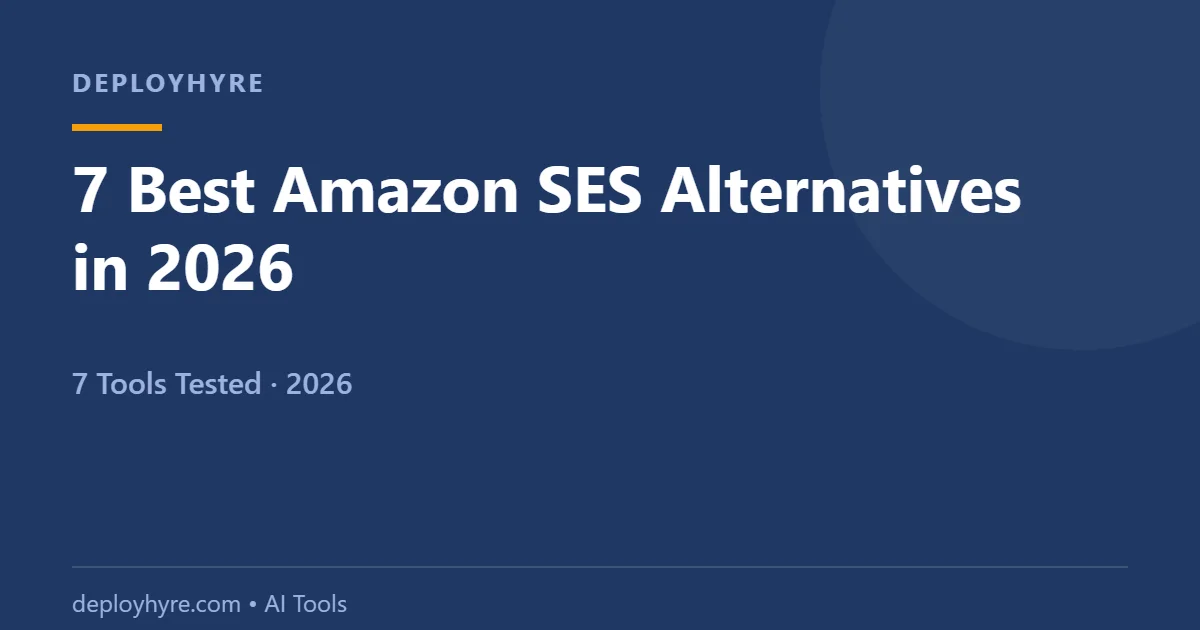 amazon ses alternatives