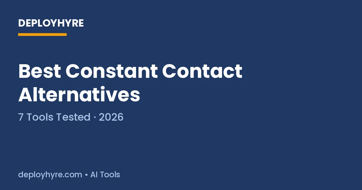 constant contact alternatives