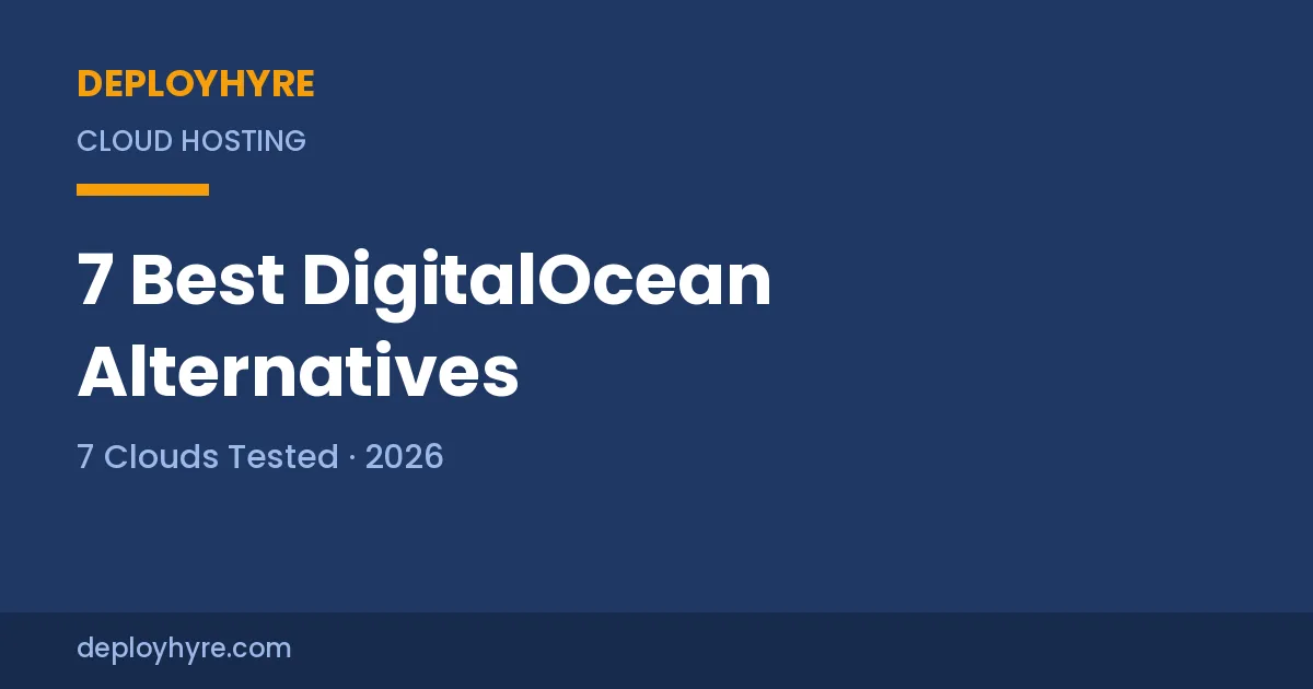 digitalocean alternatives