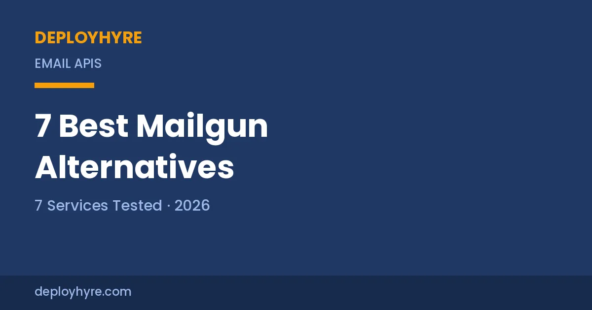 mailgun alternatives