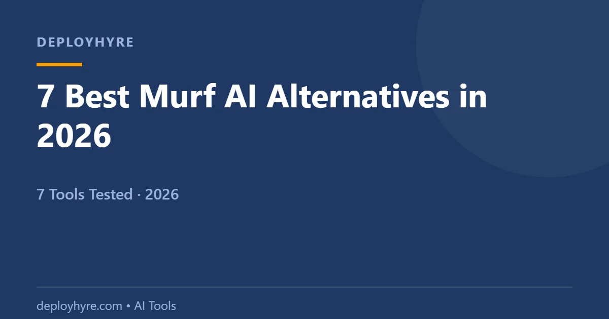 murf ai alternatives