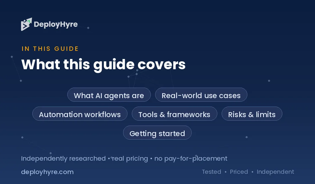 tools compared ai agents automation