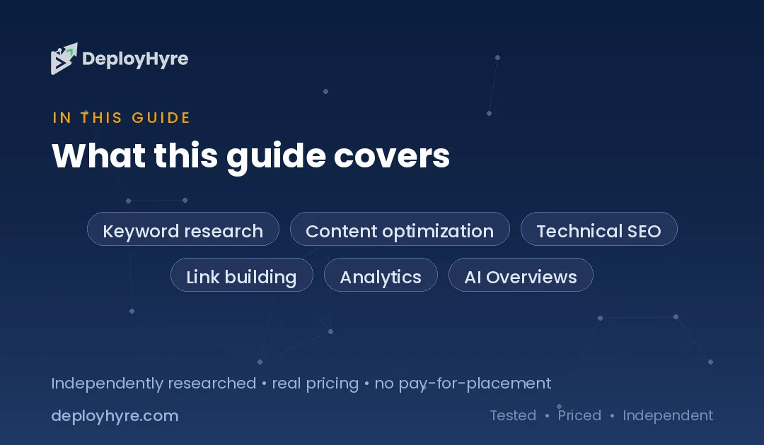 tools compared ai for seo