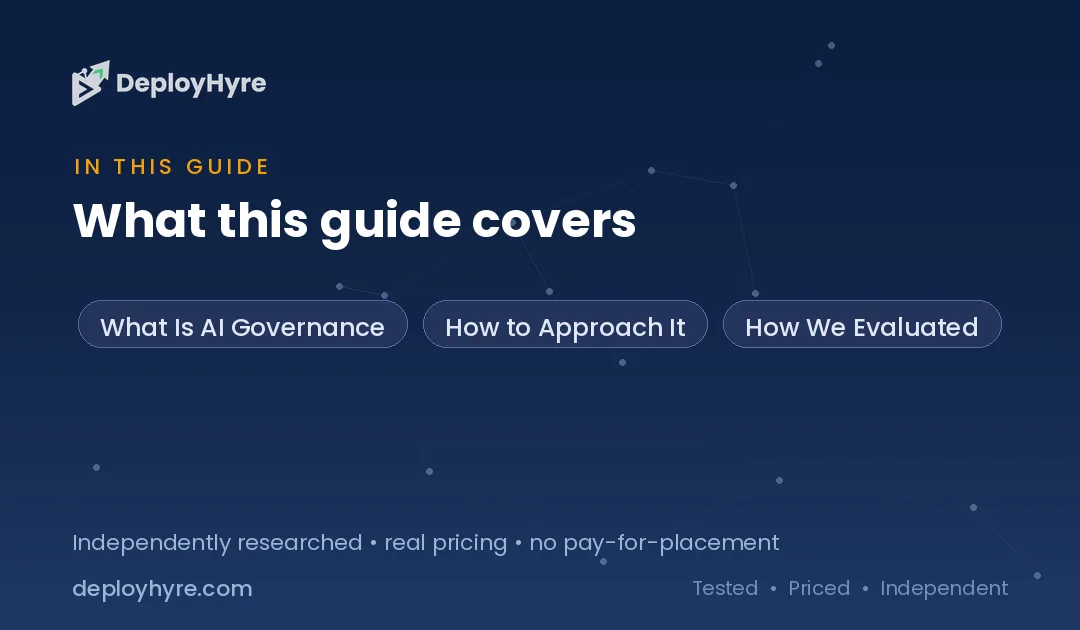 tools compared ai governance guide