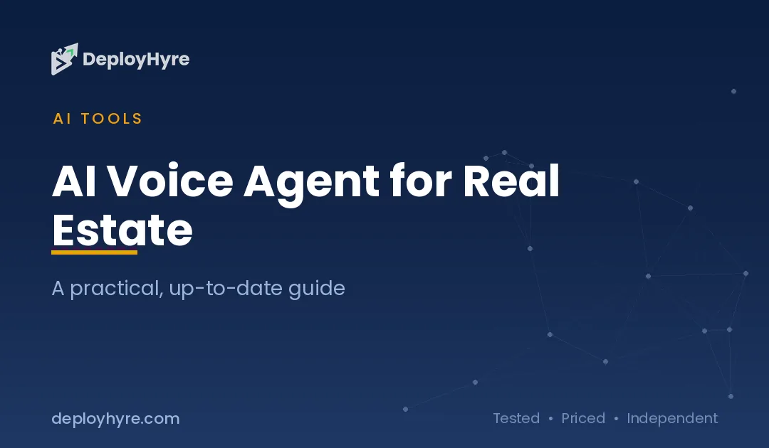 AI Voice Agent for Real Estate: 9 Best Tools Tested