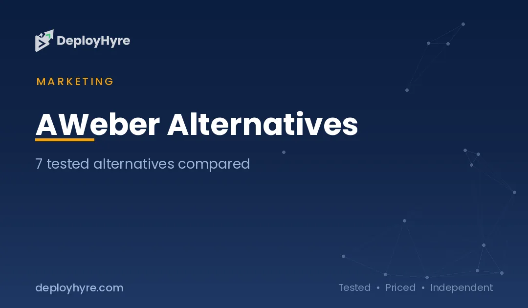 7 Best AWeber Alternatives: Tested Email Platforms That Cost Less
