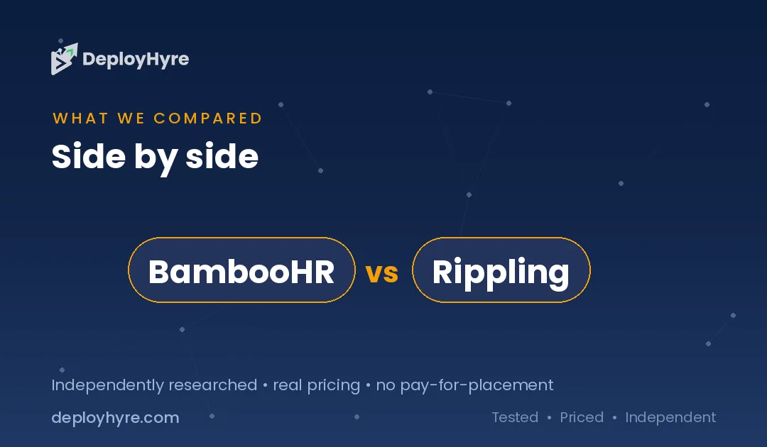 tools compared bamboohr vs rippling