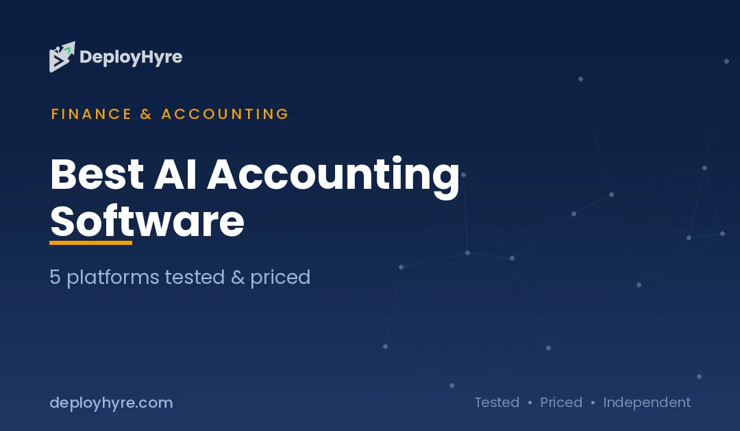 Best AI Accounting Software: 9 Tools Tested for Smarter Books
