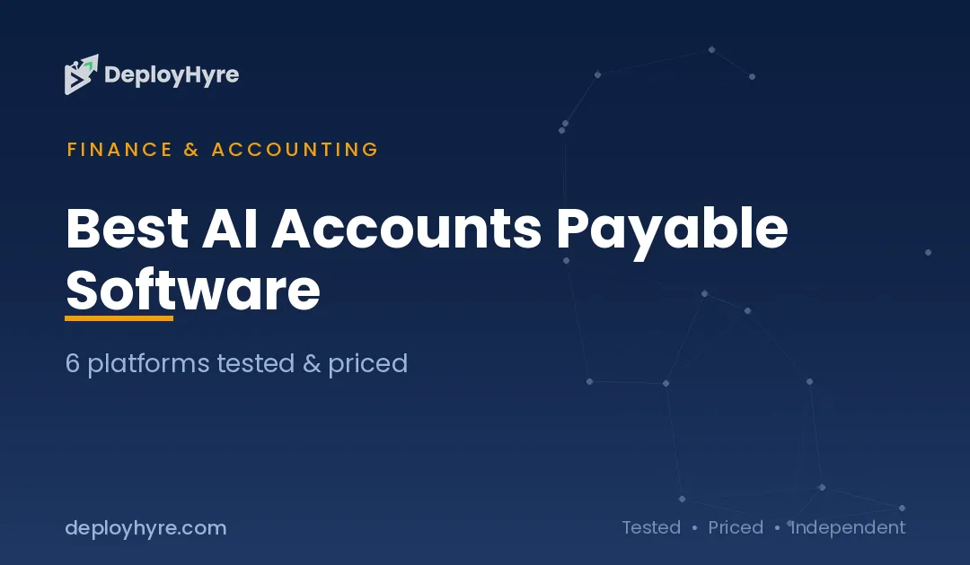 Best AI Accounts Payable Software: 9 Tools Tested for Touchless Invoice Processing