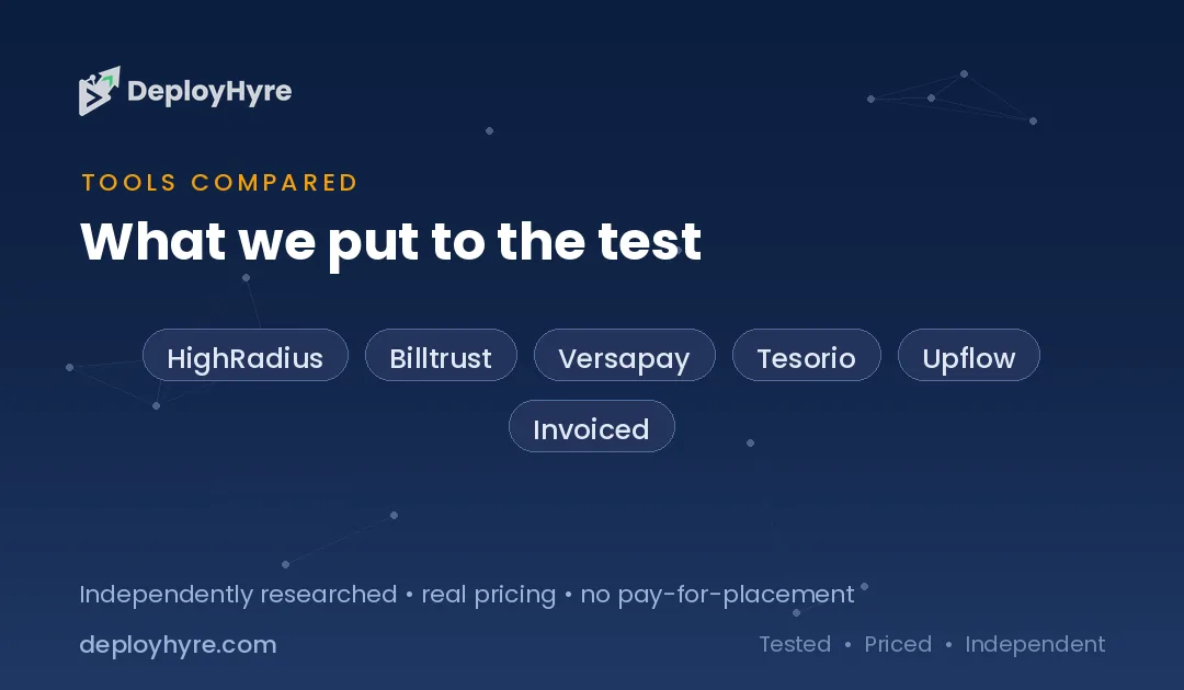 Tools Compared — Best AI Accounts Receivable Software tools compared best ai accounts receivable software