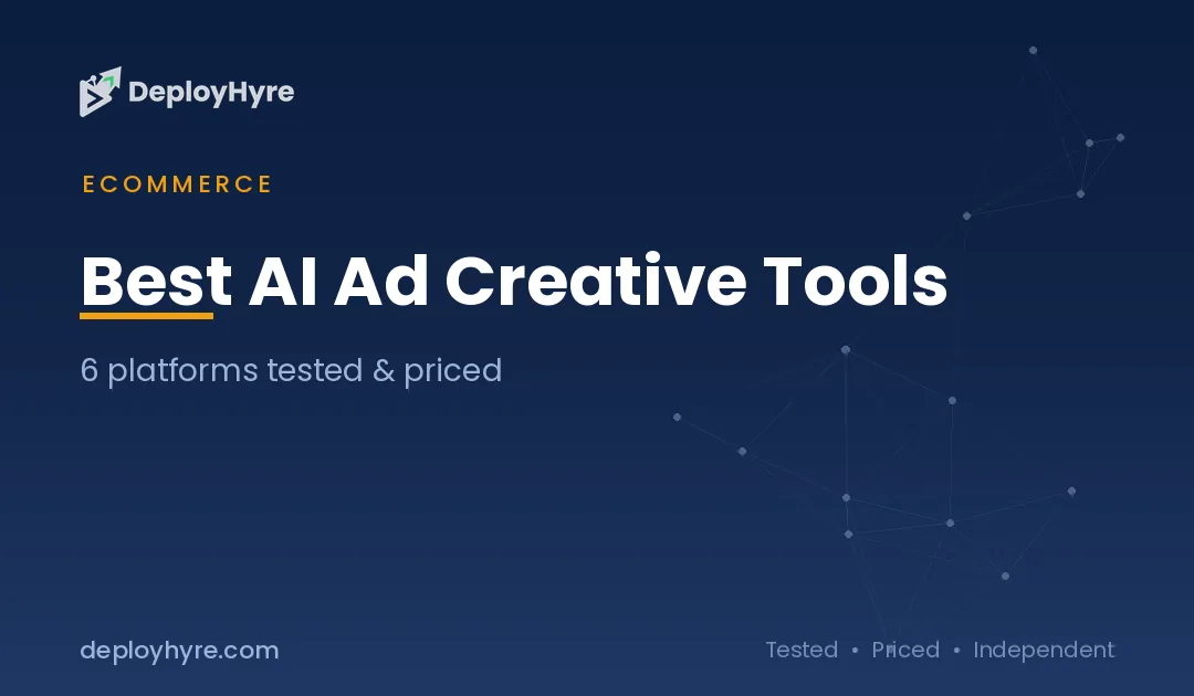 Best AI Ad Creative Tools: 9 Platforms Tested