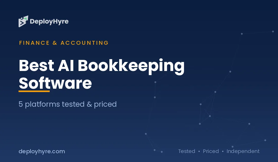 Best AI Bookkeeping Software: 10 Tools Tested, Priced, and Ranked