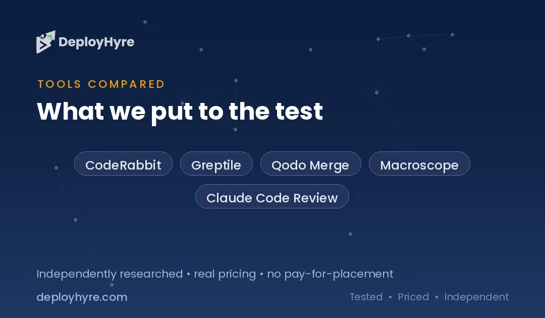 tools compared best ai code review tools