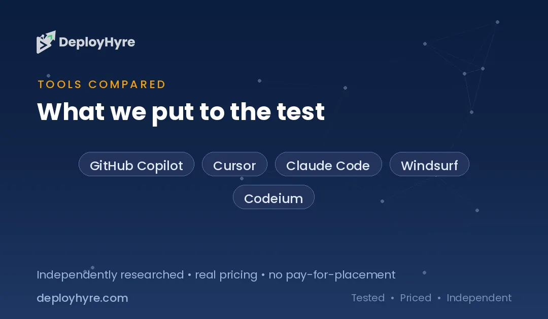 tools compared best ai coding assistants
