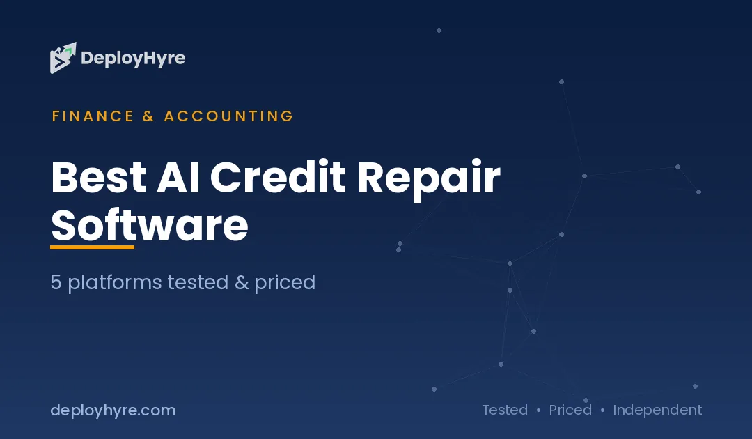 Best AI Credit Repair Software: 9 Tools Tested for Faster Disputes