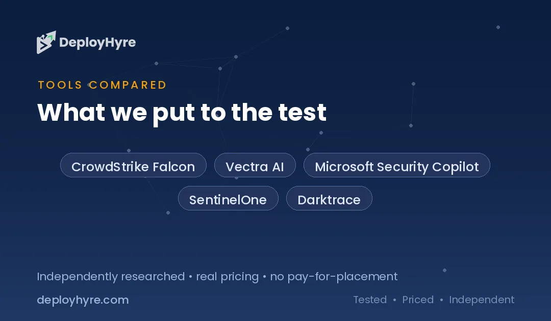 tools compared best ai cybersecurity tools