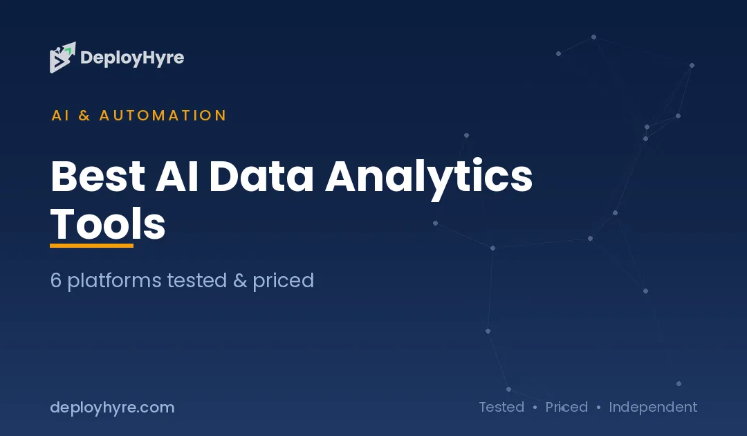 Best AI Data Analytics Tools: 9 Platforms Tested for Faster Insights