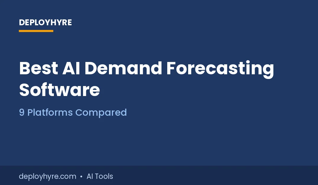 best ai demand forecasting software